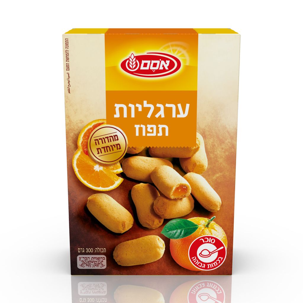 ערגליות תפוז 6*300גרם
