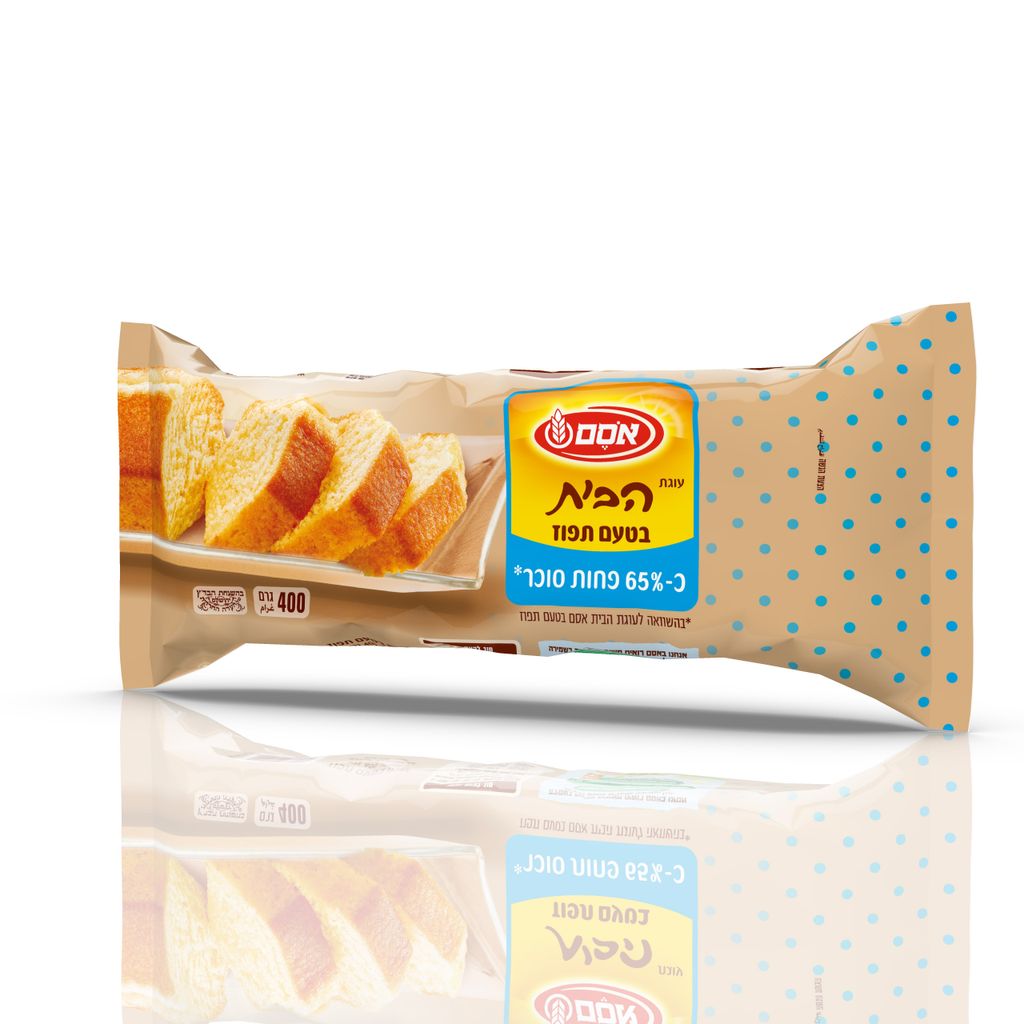 הבית עוגת תפוז מופחתת סוכר 8*400גרם