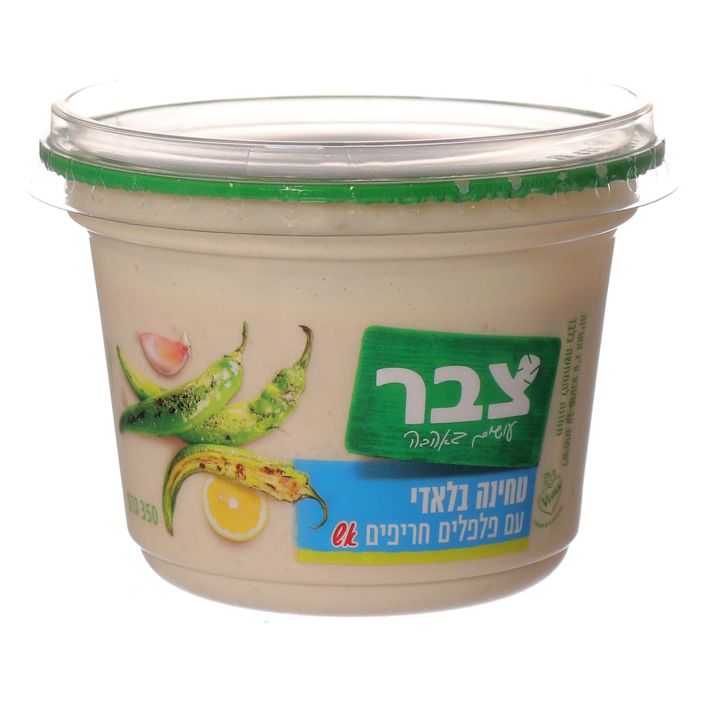 צבר טחינה בלאדי פלפלים חריפים 6*350גרם