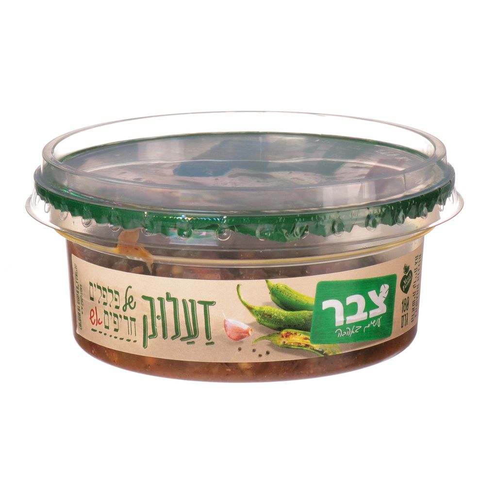 צבר סלט זעלוק פלפלים חריפים 6*180גרם