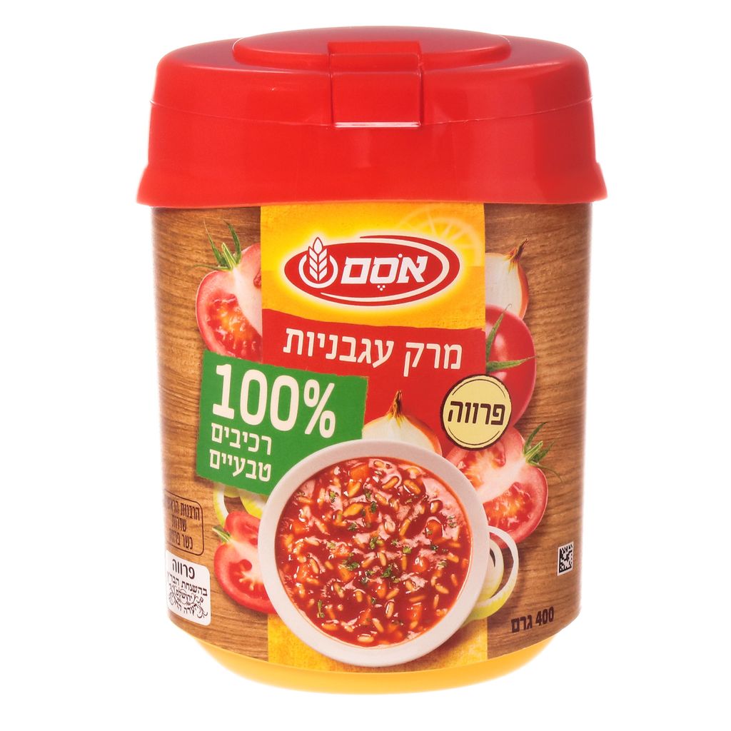 אסם אבקת מרק עגבניות ר.טבע.חדש6*400ג