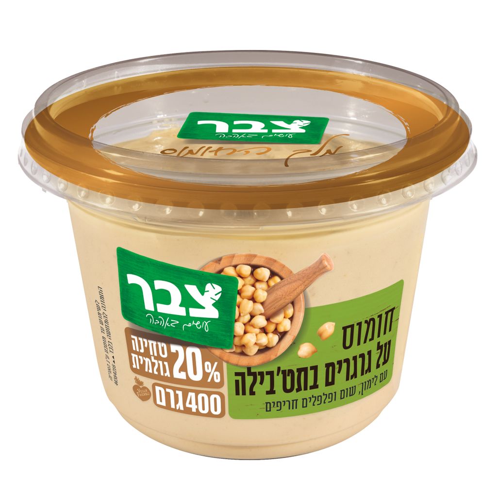 חומוס גרגרים בתטבילה