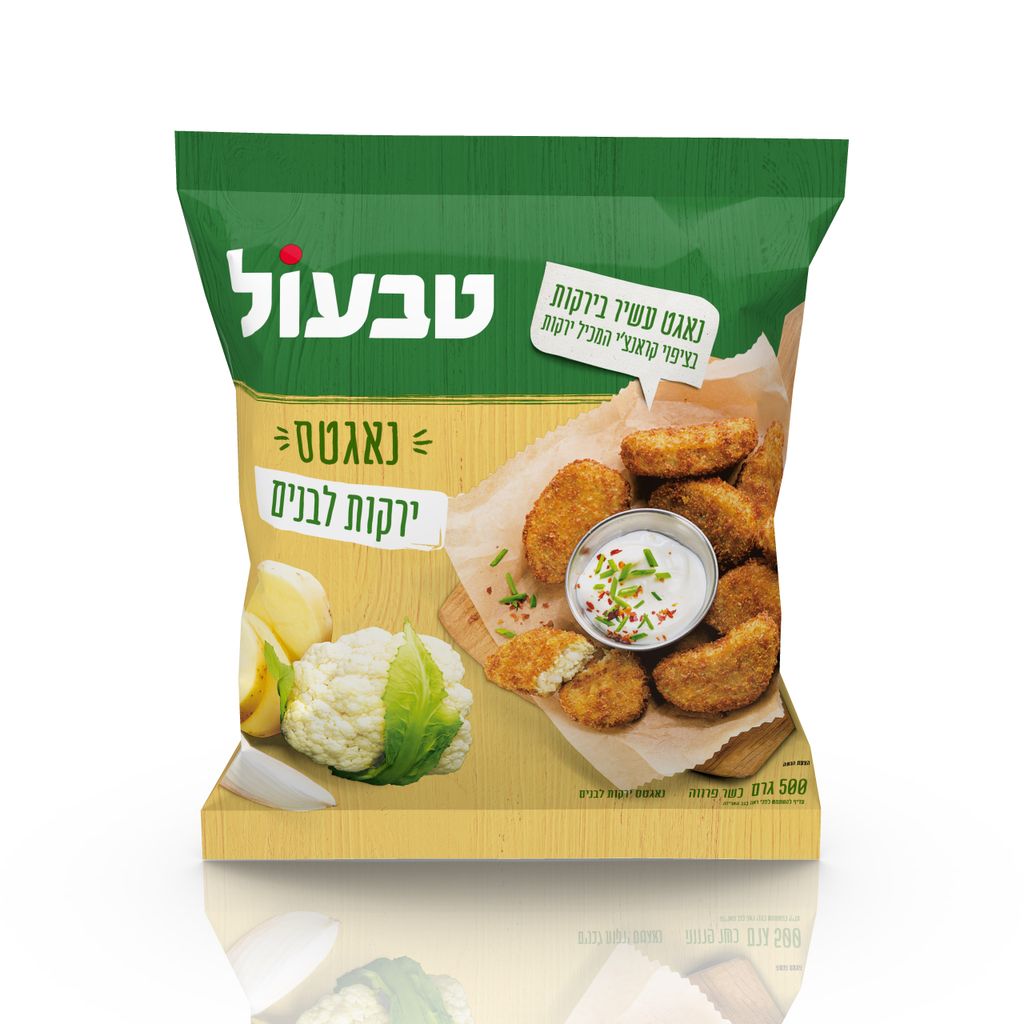 טבעול נאגטס ירקות לבנים 6*500גרם