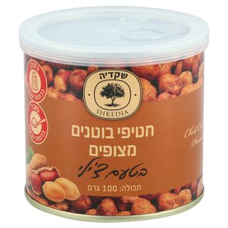חטיפי בוטנים  מצופים הטעם צלי 100 גרם
