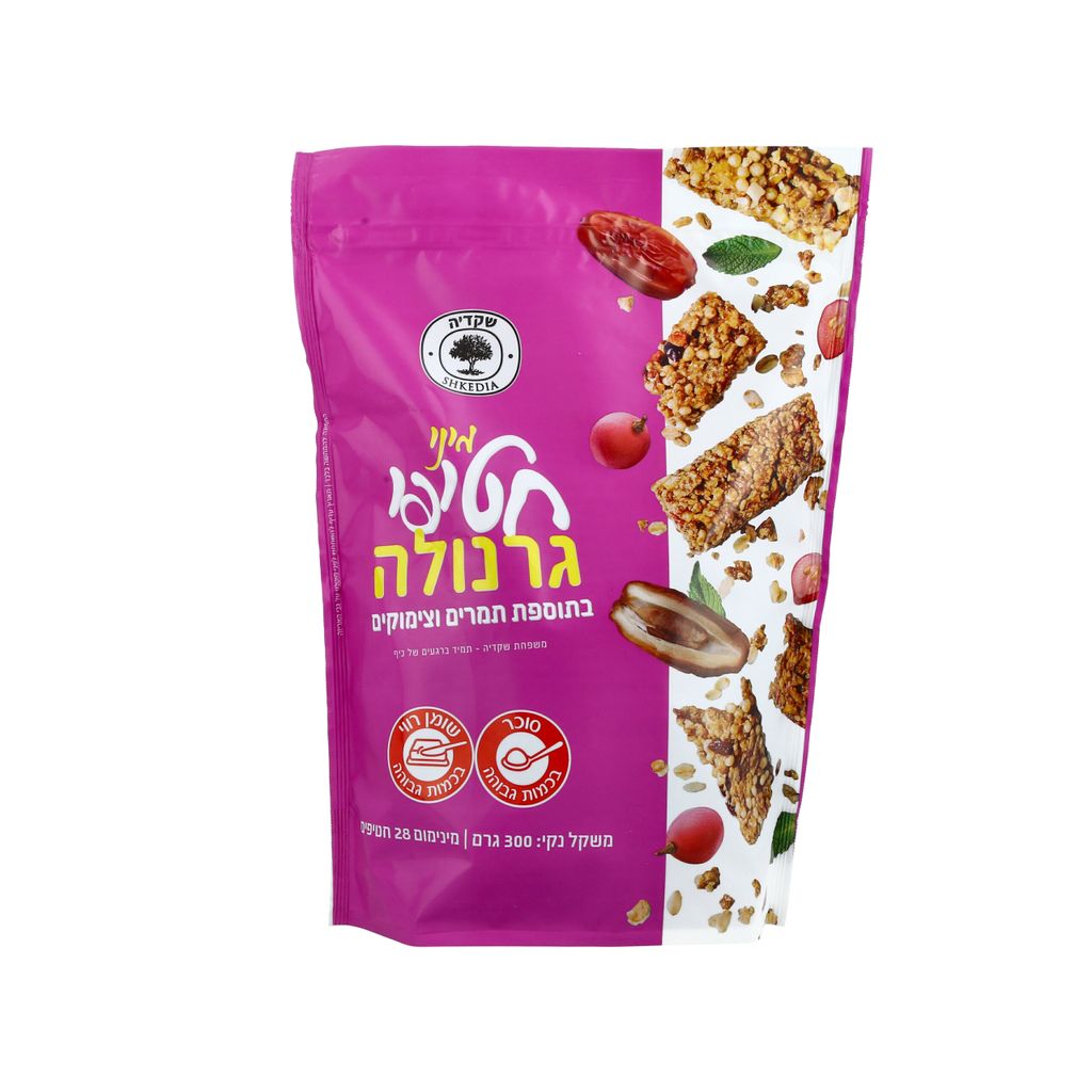 מיני חטיפי גרנולה בתוספת תמרים וצימוקים