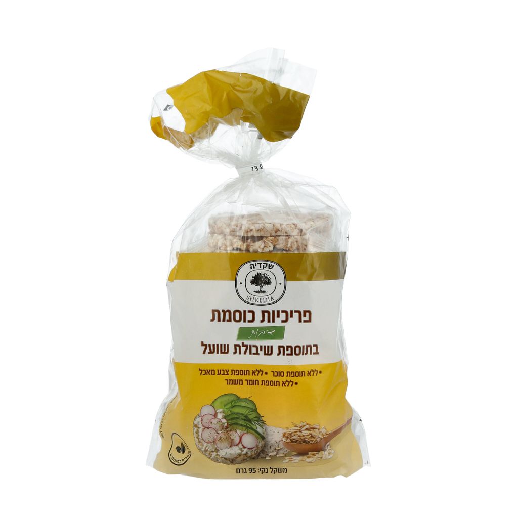 פריכיותכוסמת  דקות  בתוספתשיבולת שועל    95 גר'