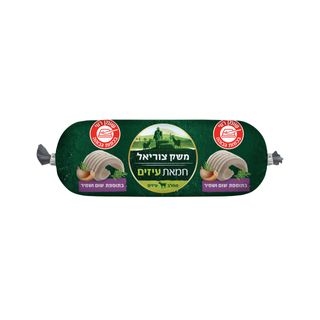 חמאת עיזים שום שמיר 100 גרם משק צוריאל