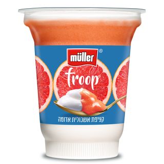 מולר פרופ יוגורט עם קציפת אשכולית אדומה