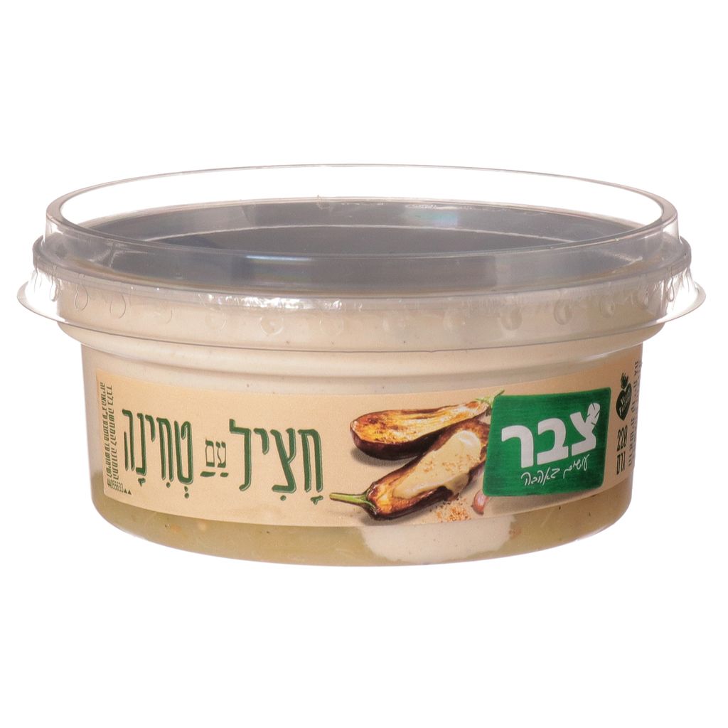 צבר סלט חציל עם טחינה 6*220גרם