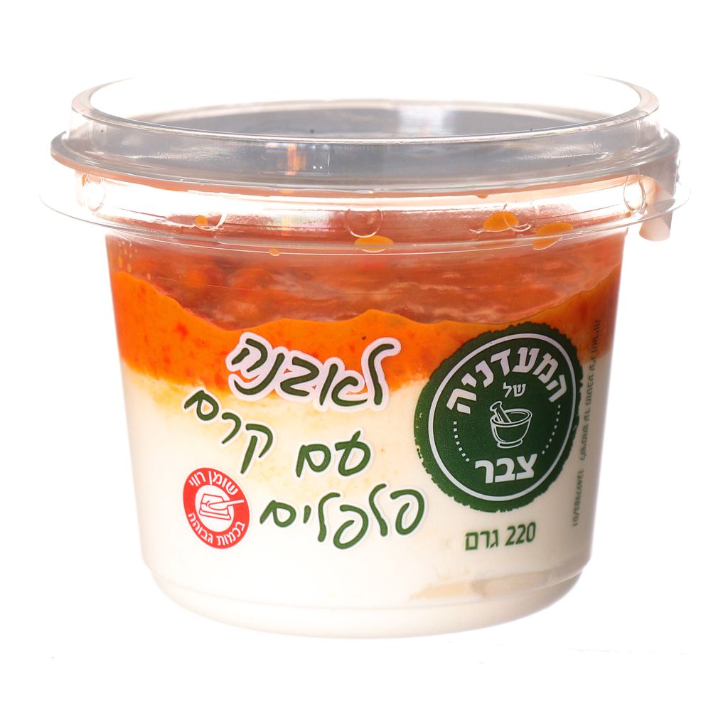 צבר לאבנה עם קרם פלפלים 6*220גרם