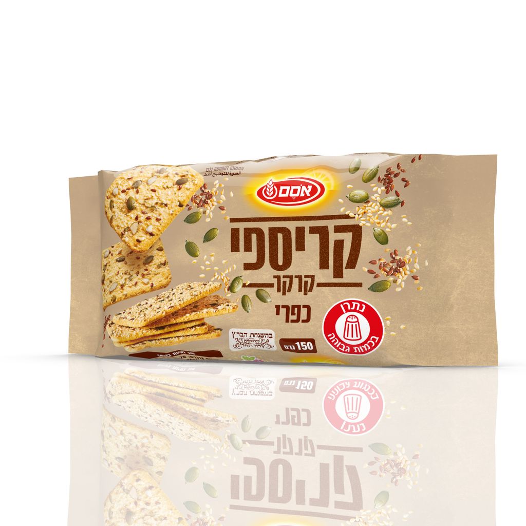 קריספי קרקר כפרי 12*150 גרם