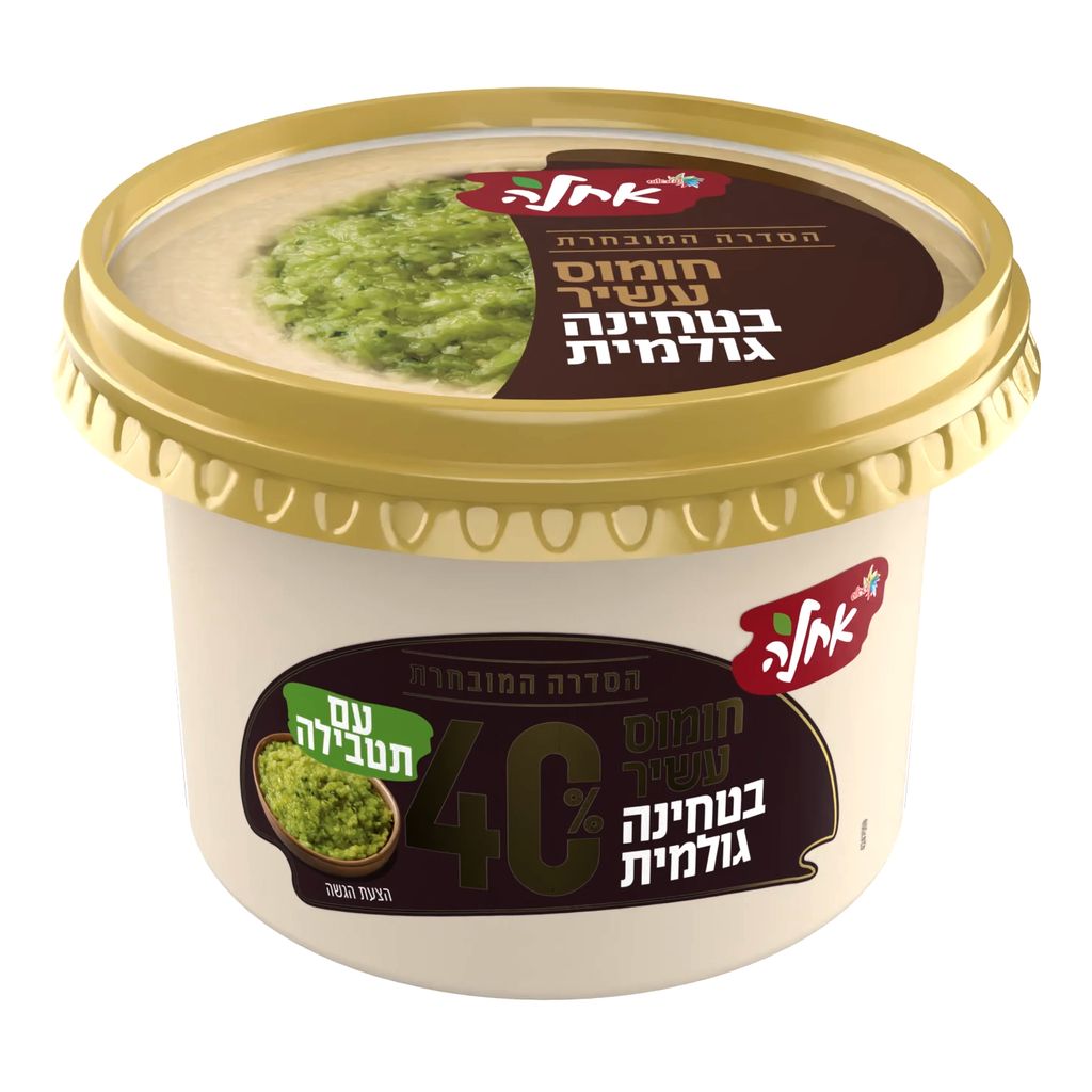 חומוס עשיר עם תטבילה