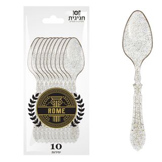 רומא כפית נצנץ זהב (10יח')