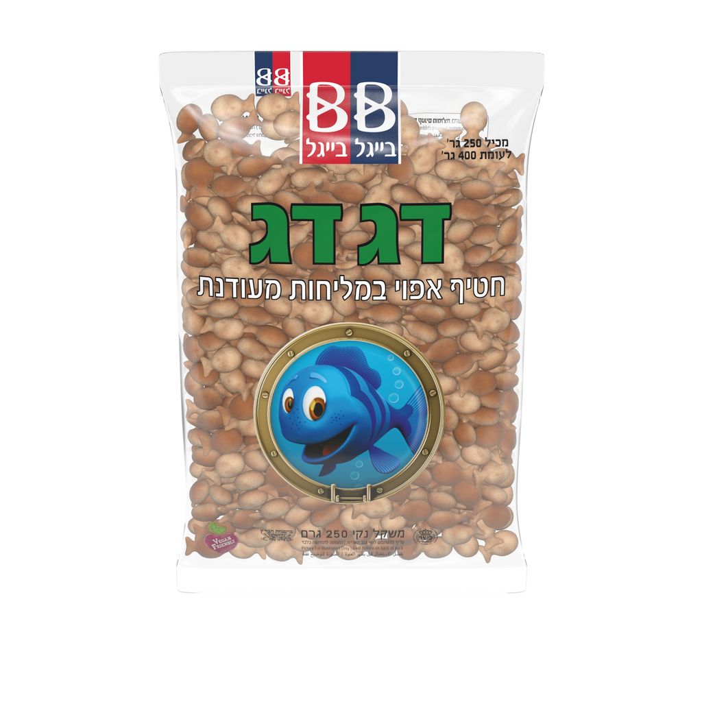 דג דג חטיף אפוי דג דג במליחות מעודנת