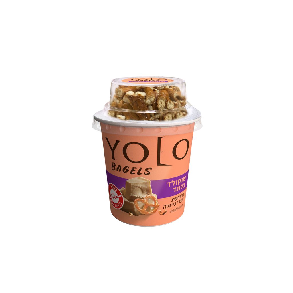 YOLO BAGELS שוקולד בלונד בתוספת שברי בייגלה  120 גרם