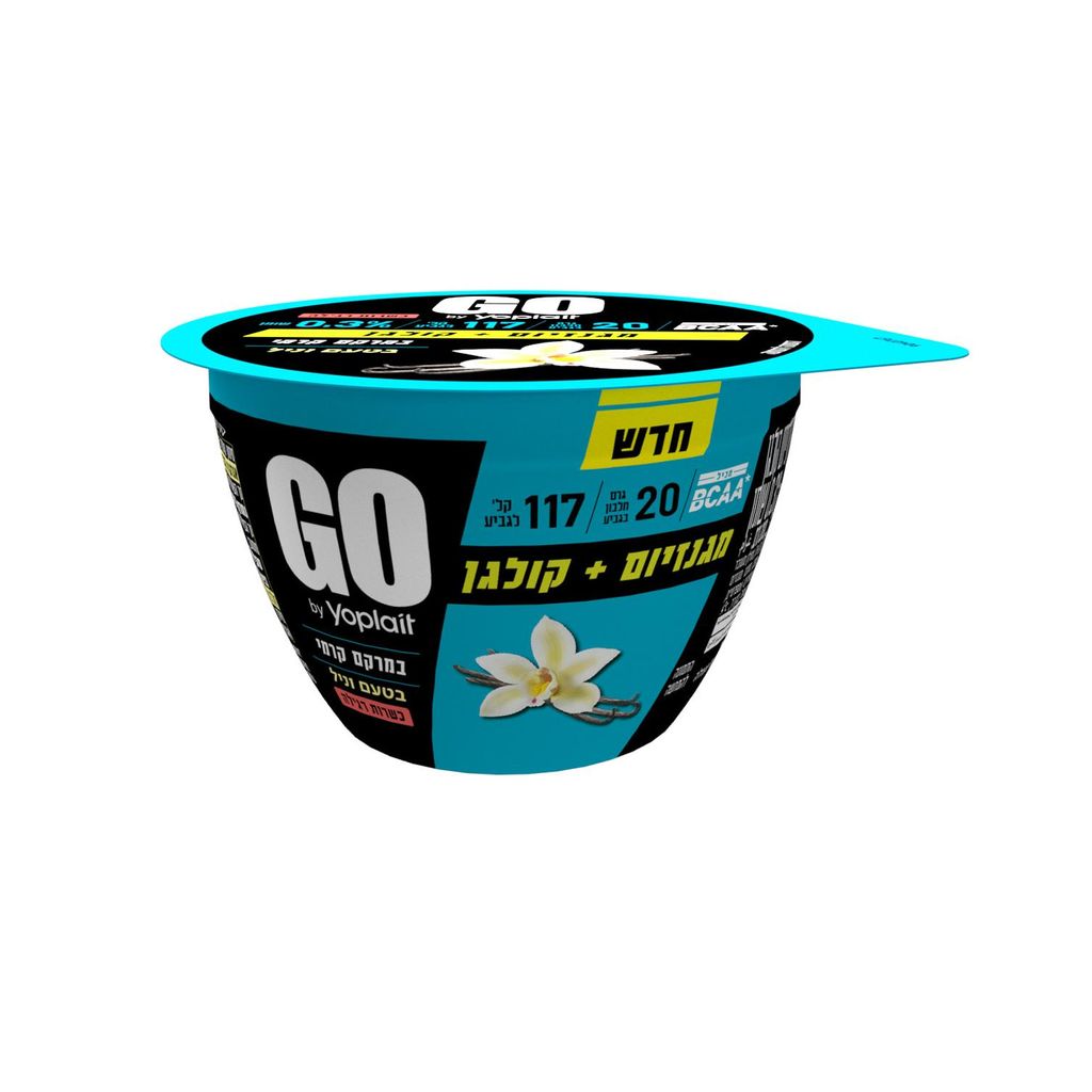 יוגורט חלבון 20 ג GO מגנזיום וקולגן וניל