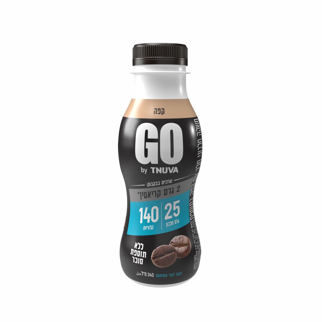 משקה GO בטעם קפה 25 גרם חלבון ללת"ס