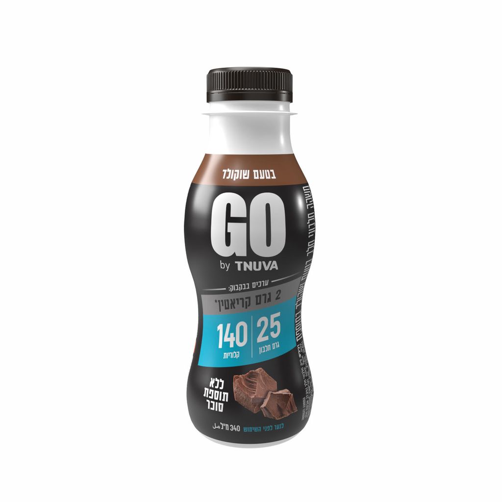 משקה GO בטעם שוקולד 25 גרם חלבון ללת"ס
