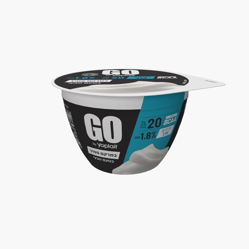 יוגורט חלבון GO לבן סמיך 20 גר'