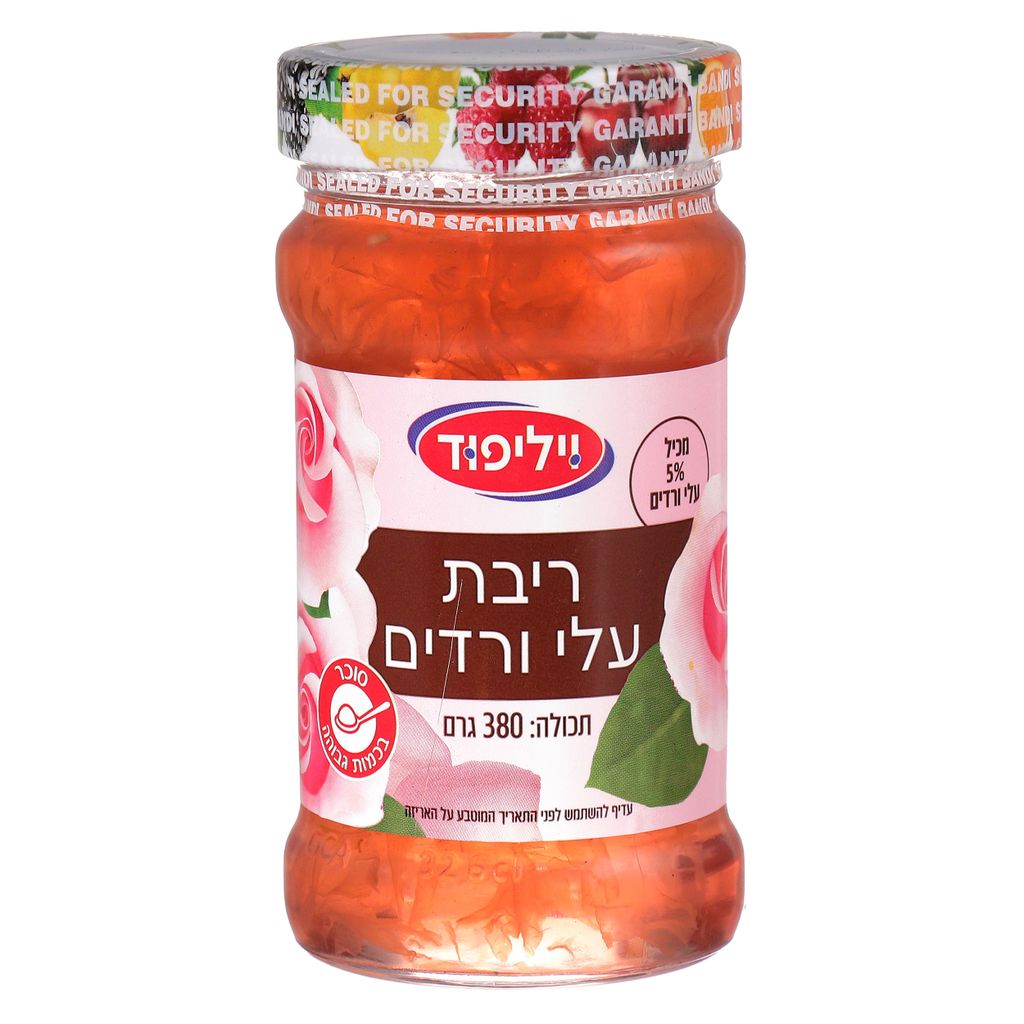 ריבת עלי ורדים 380 גרם
