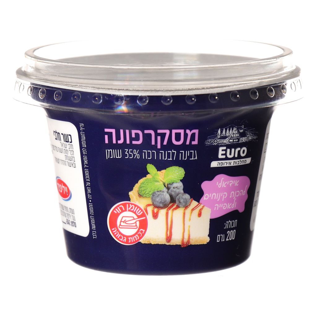 גבינת מסקרפונה 200 גרם 35% שומן