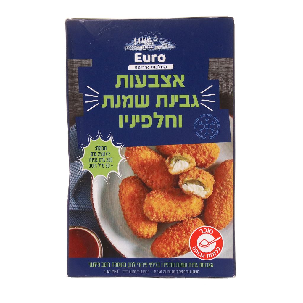אצבעות גבינת שמנת וחלפיניו  250 גרם