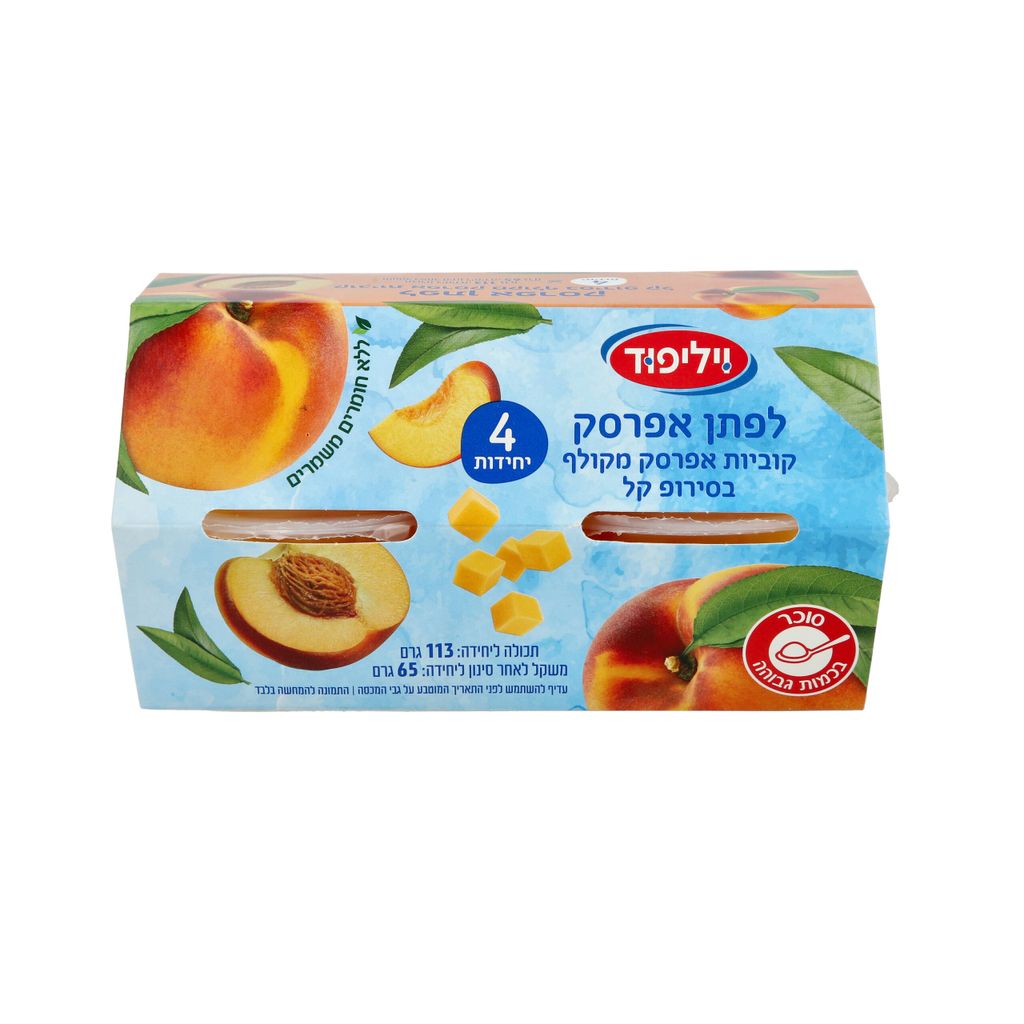 לפתן אפרסק בסירופ קל