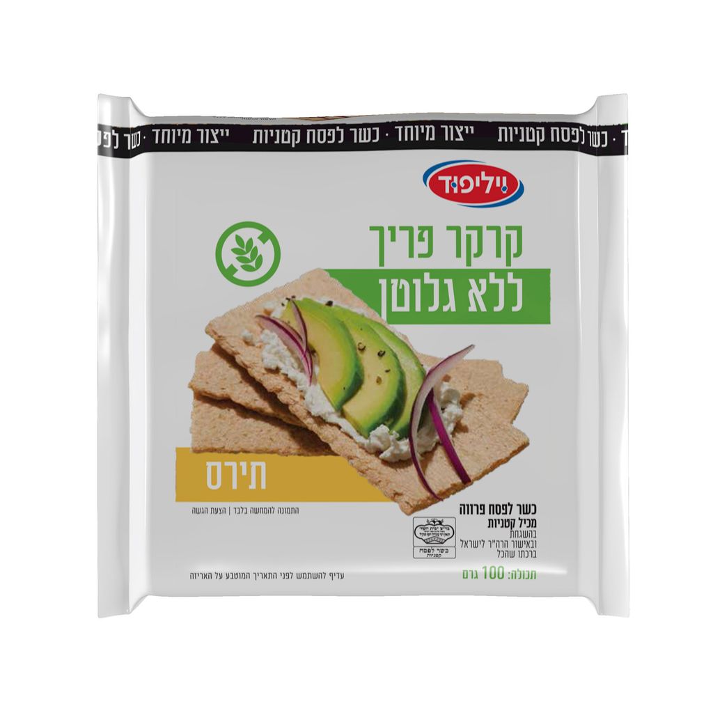 קרקר פריך ללא גלוטן 100גר