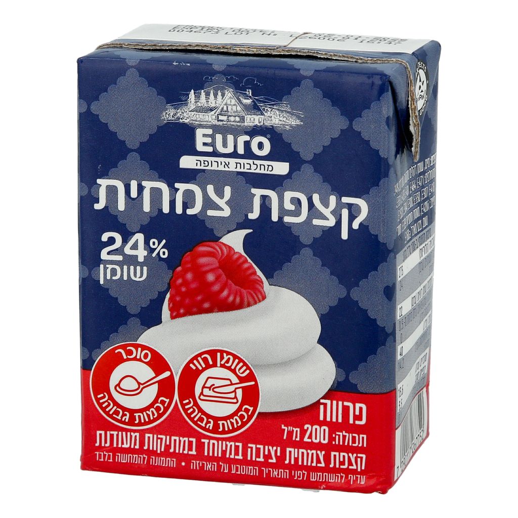 קצפת צמחית 24% שומן