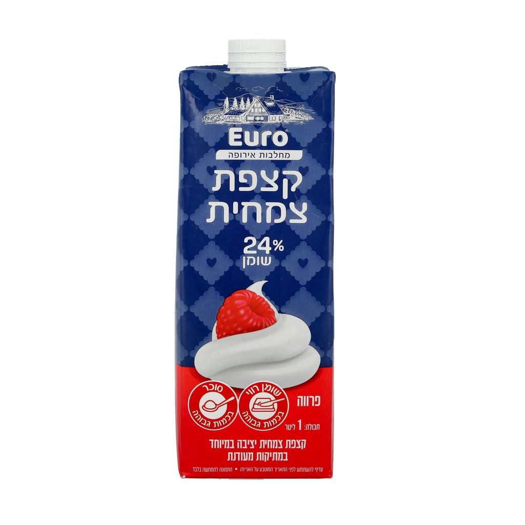 קצפת צמחית 24% שומן