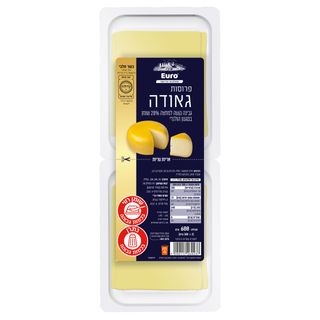 פרוסות גאודה 28% קהילות 600 גר'