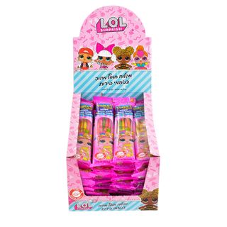 ממתק ליקריץ מקלות 35גר-בטעם פירות LOL
