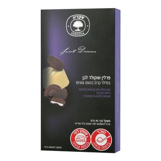 פרלין שוקולד לבן קרם עוגיות 95 גר