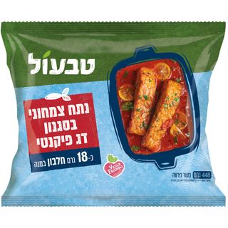 טבעול פילה דג טבעוני בסגנון מרוקאי 448 גרם