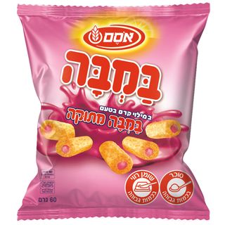 במבה במילוי קרם במבה מתוקה 40*60גרם