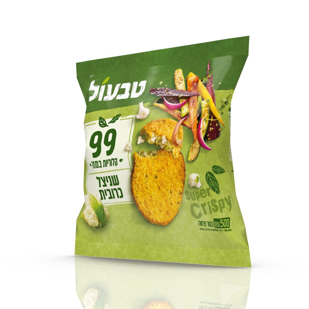 טבעול שניצל כרובית 99 קל' 00 גרם