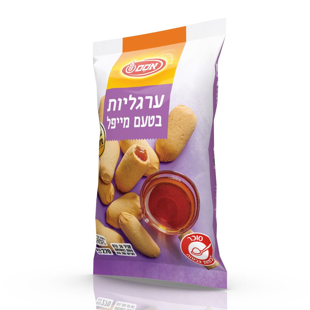 ערגליות בטעם מייפל 12*270