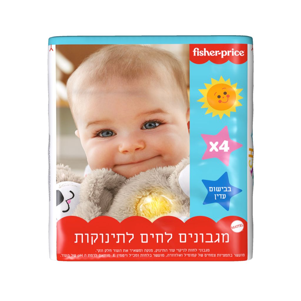 רבעיית מגבונים 6*64 יח' פישר פרייס