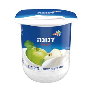 יוגורט ביו %3תפוח ירוק דנונה (150 גרם)