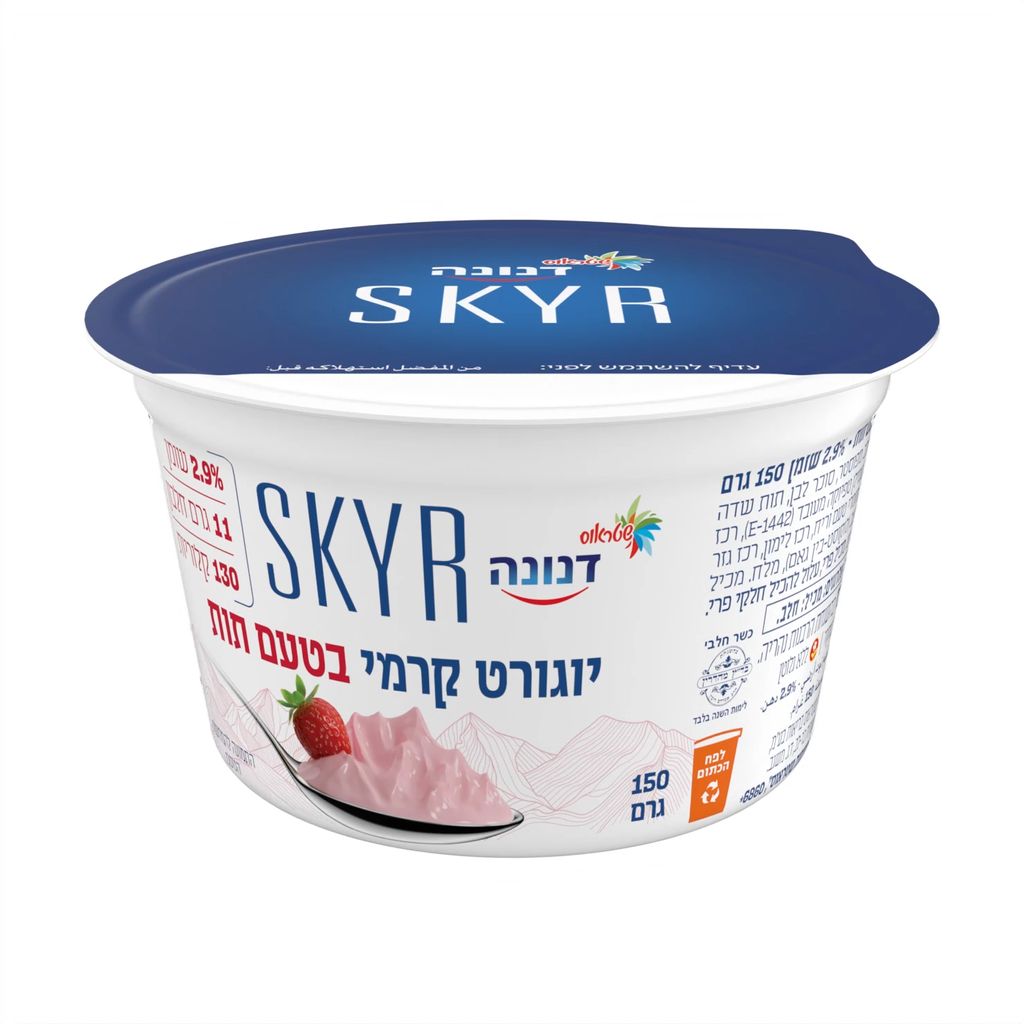 סקיר יוגורט קרמי בטעם תות