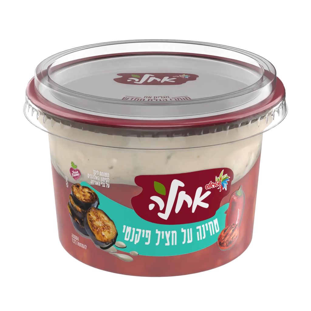 טחינה לבנה על חציל פיקנטי 380 גרם