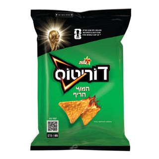 דוריטוס חמוץ חריף 12 יח` FIFA בטעם 185 גרם