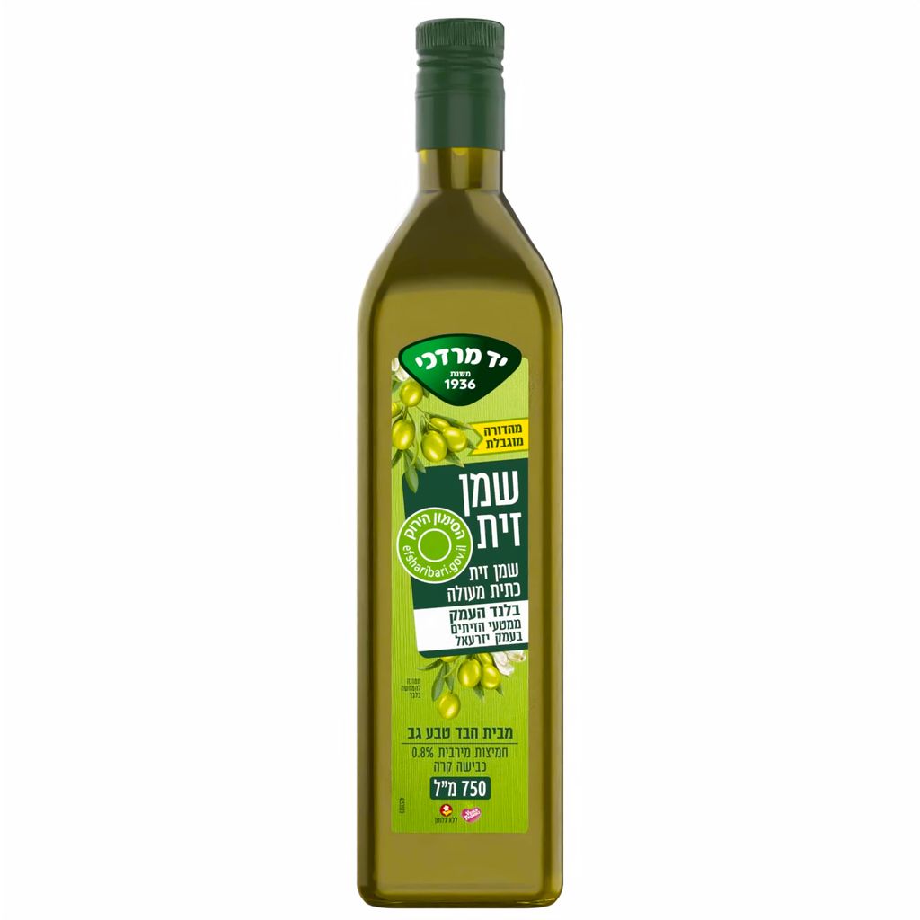 שמן זית יד מרדכי מעמק יזרעאל 750 מ"ל