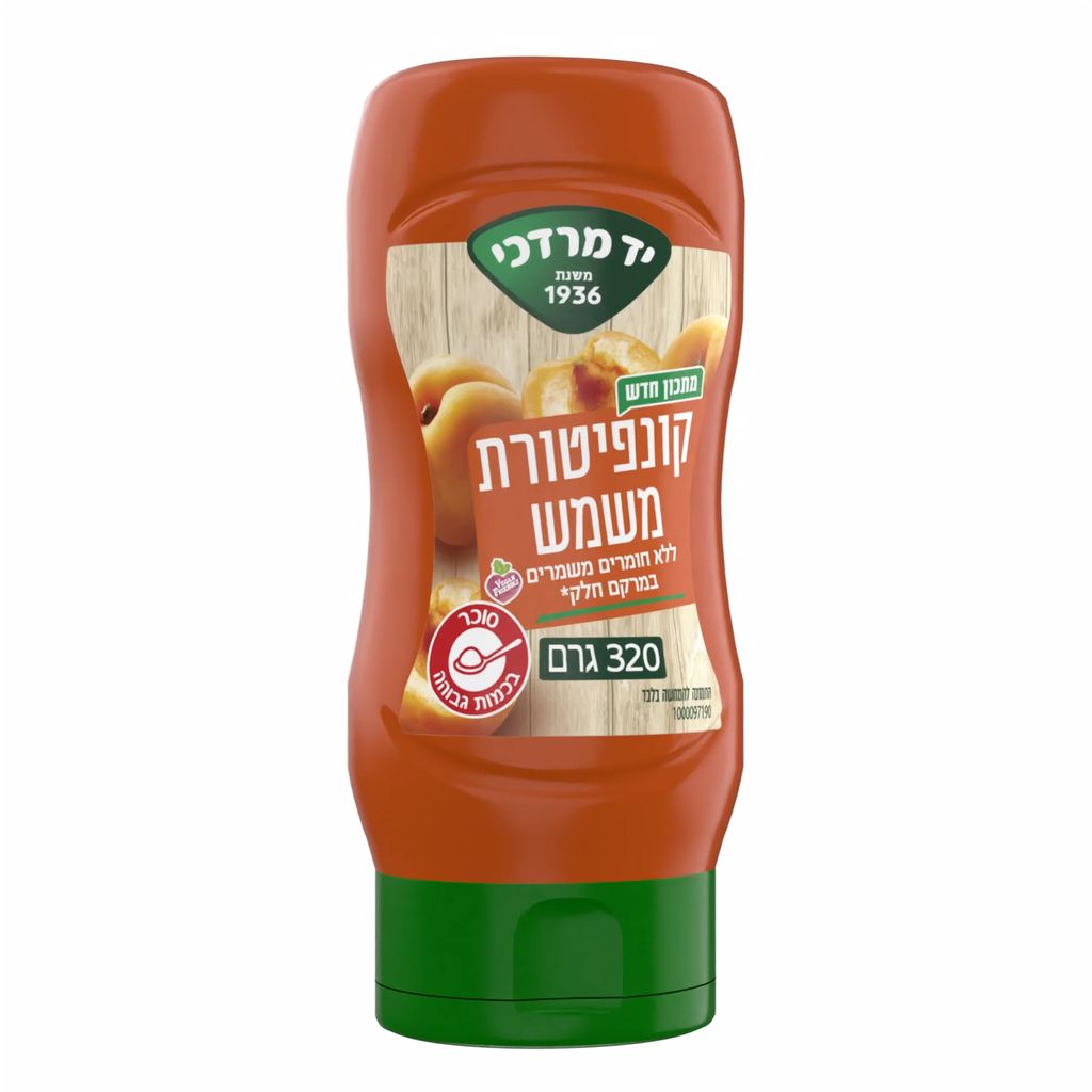 קונפיטורת משמש בקבוק לחיץ