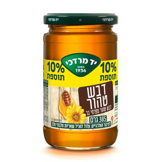 דבש יד מרדכי 10% תוספת 385 גרם