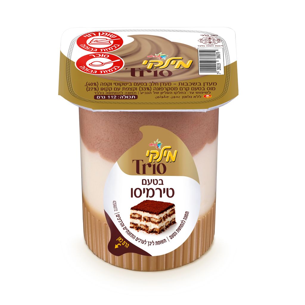 מילקי שכבות בטעם טירמיסו 118גר