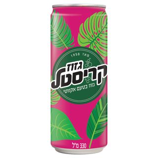 קריסטל פחית אקזוטי מוגז 330 מ"ל