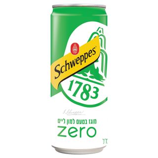 פחית שוופס ליים ZERO 330 מ"ל