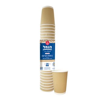 כוסות קרטון 25 יח' OZ12