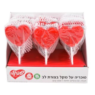 לקקן לב אדום  50 גרם